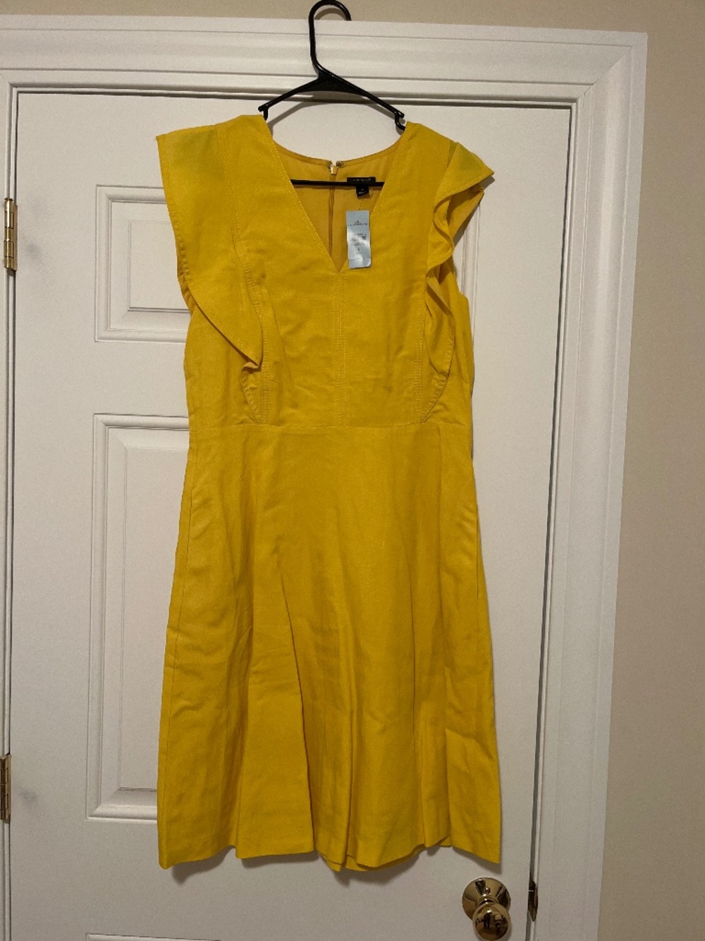 Ann Taylor petite yellow dress
